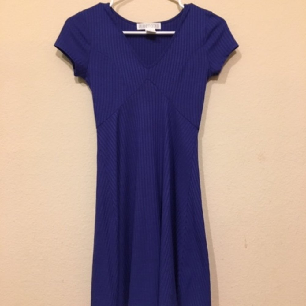 Planet Gold Blue Dress Size XS Like New